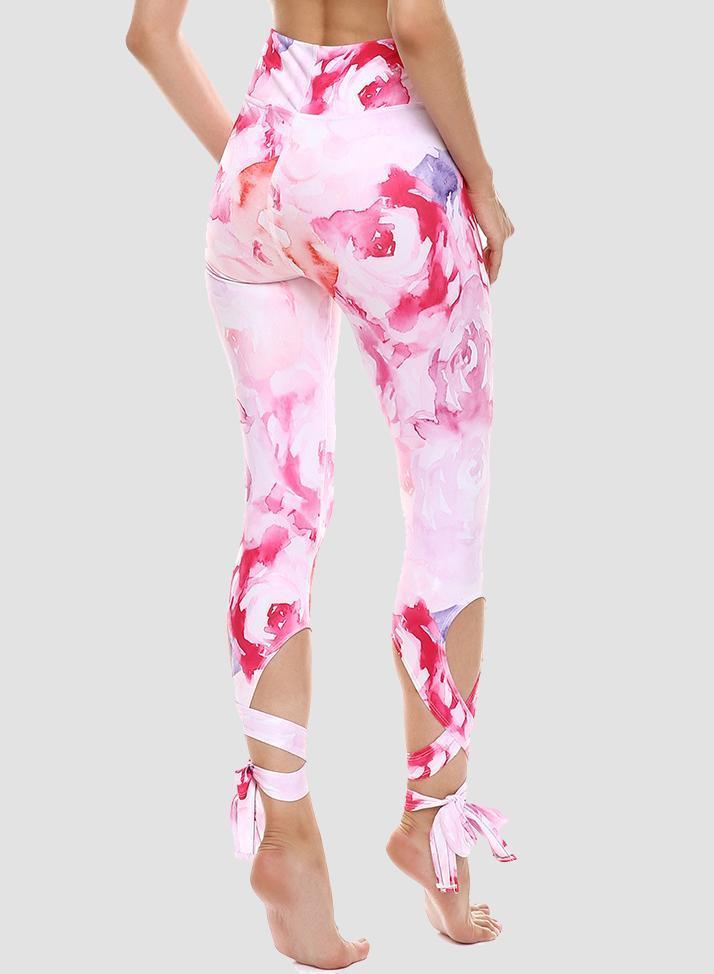 Special Nature Print Women Sport Ballet Leggings-JustFittoo