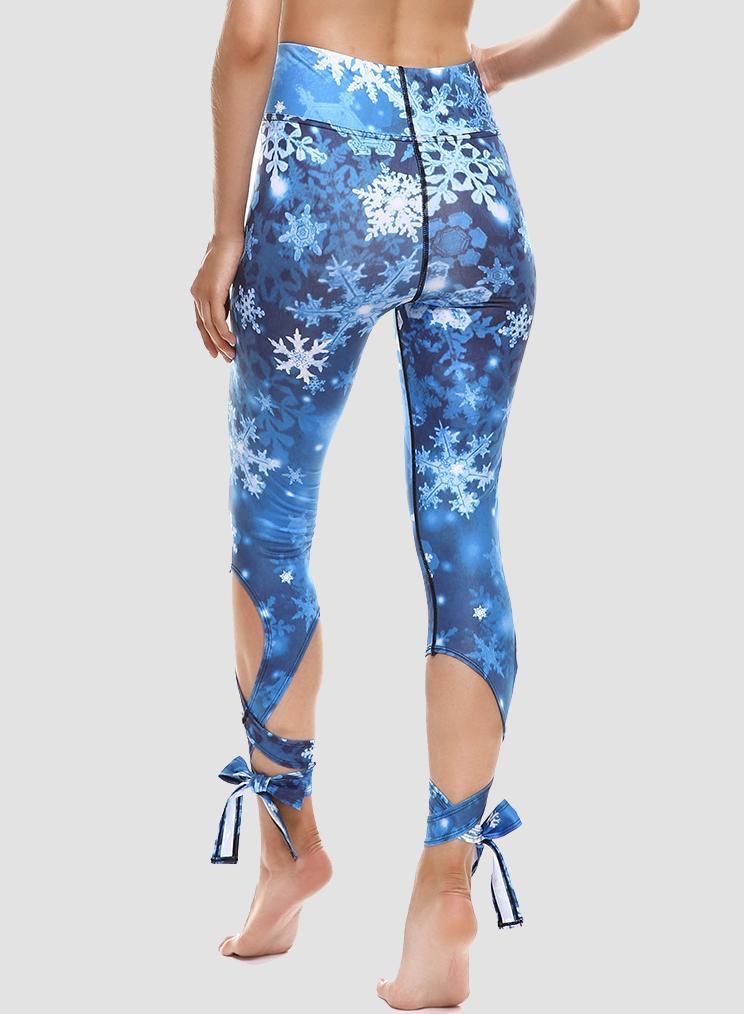 Special Nature Print Women Sport Ballet Leggings-JustFittoo
