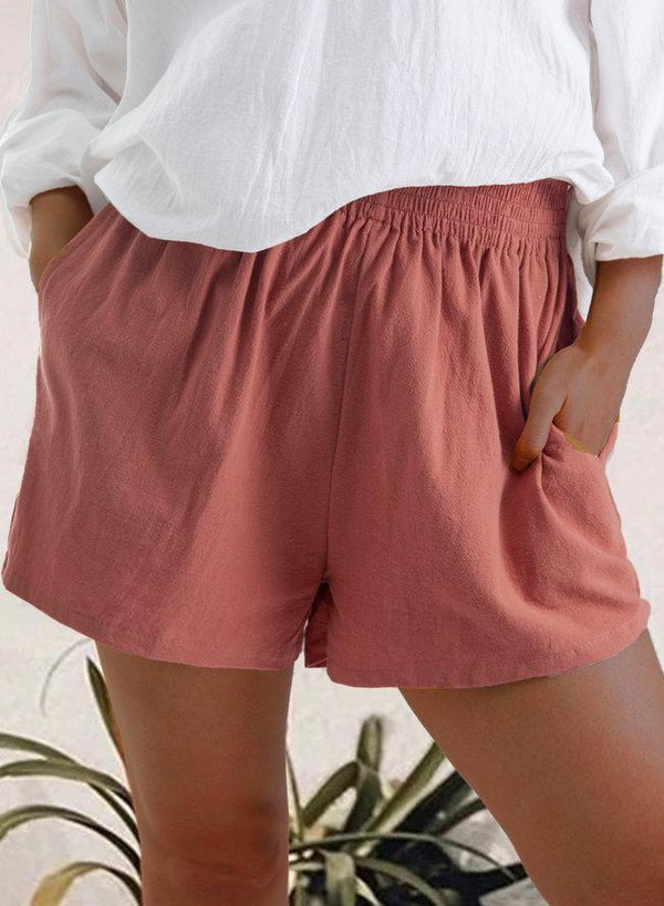 Soft Women Cotton Casual Summer Shorts