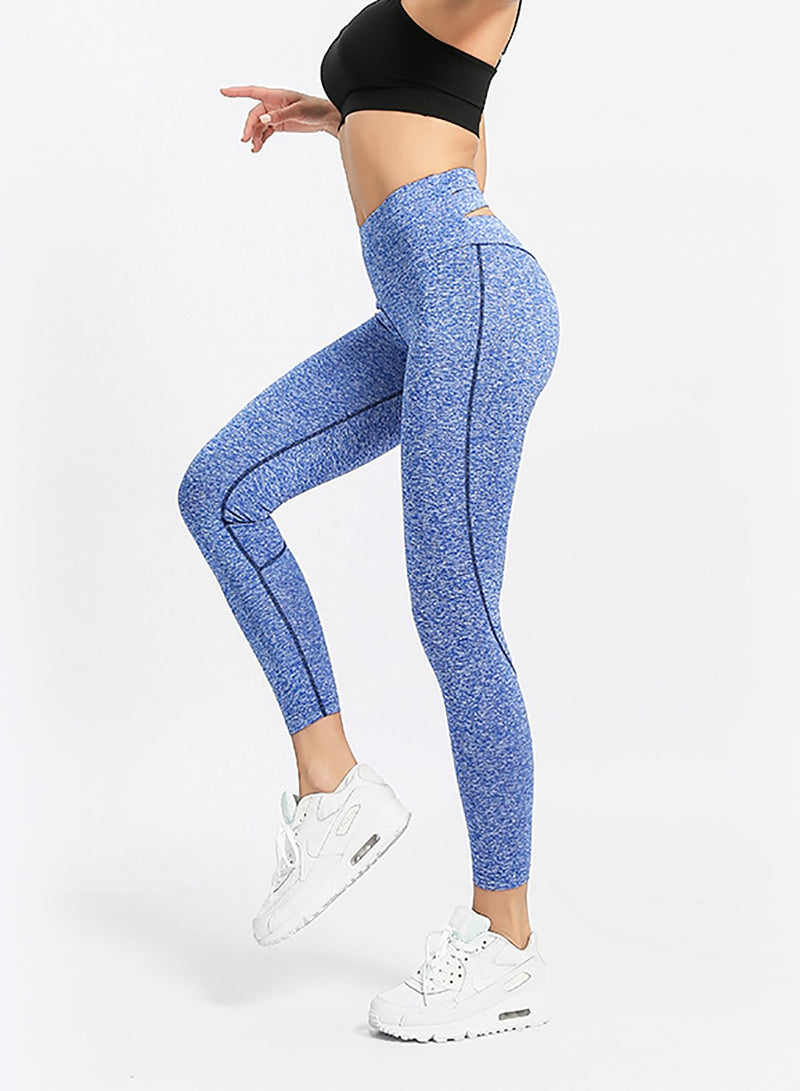 Squat-proof Solid Women Fitness Sports Leggings-JustFittoo