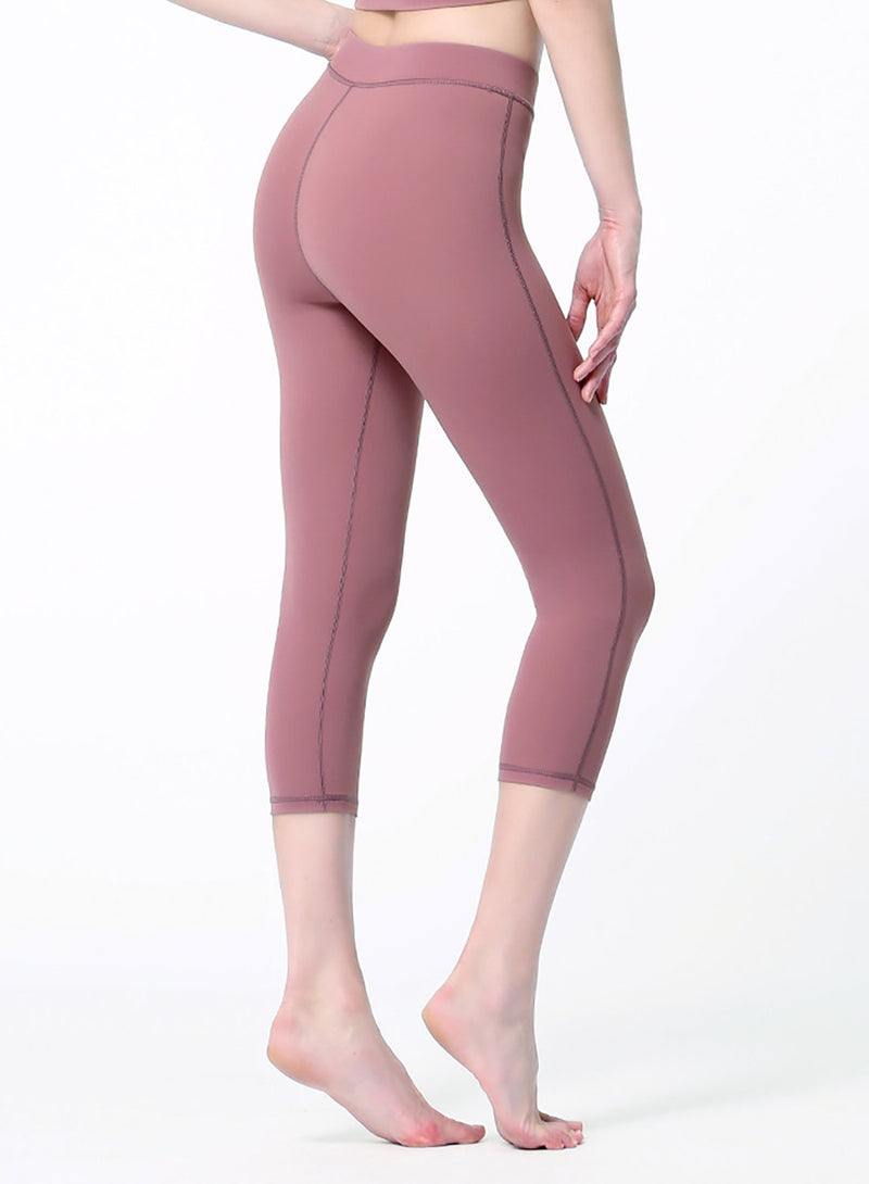 Calf-length Sport Fitness Yoga Gym Leggings-JustFittoo