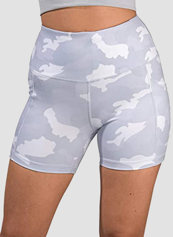Camo Breathable Pockets Shorts