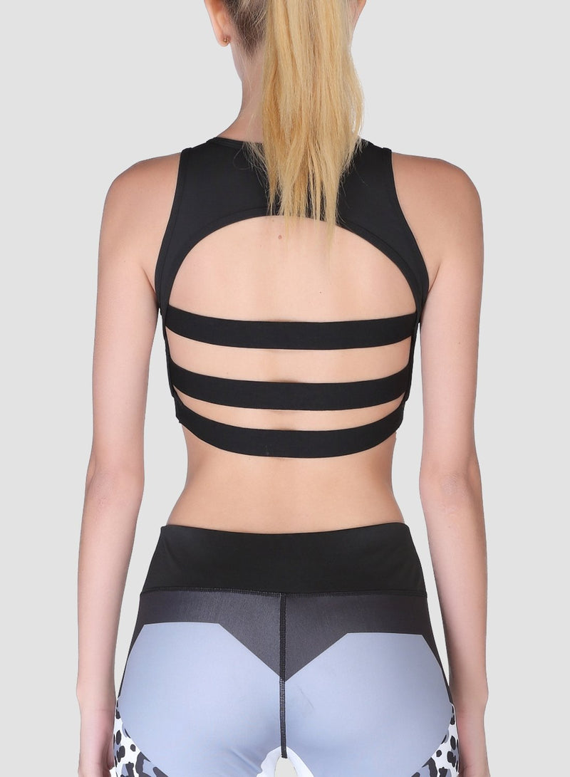 Quick Dry Mesh Breathable Backless Top