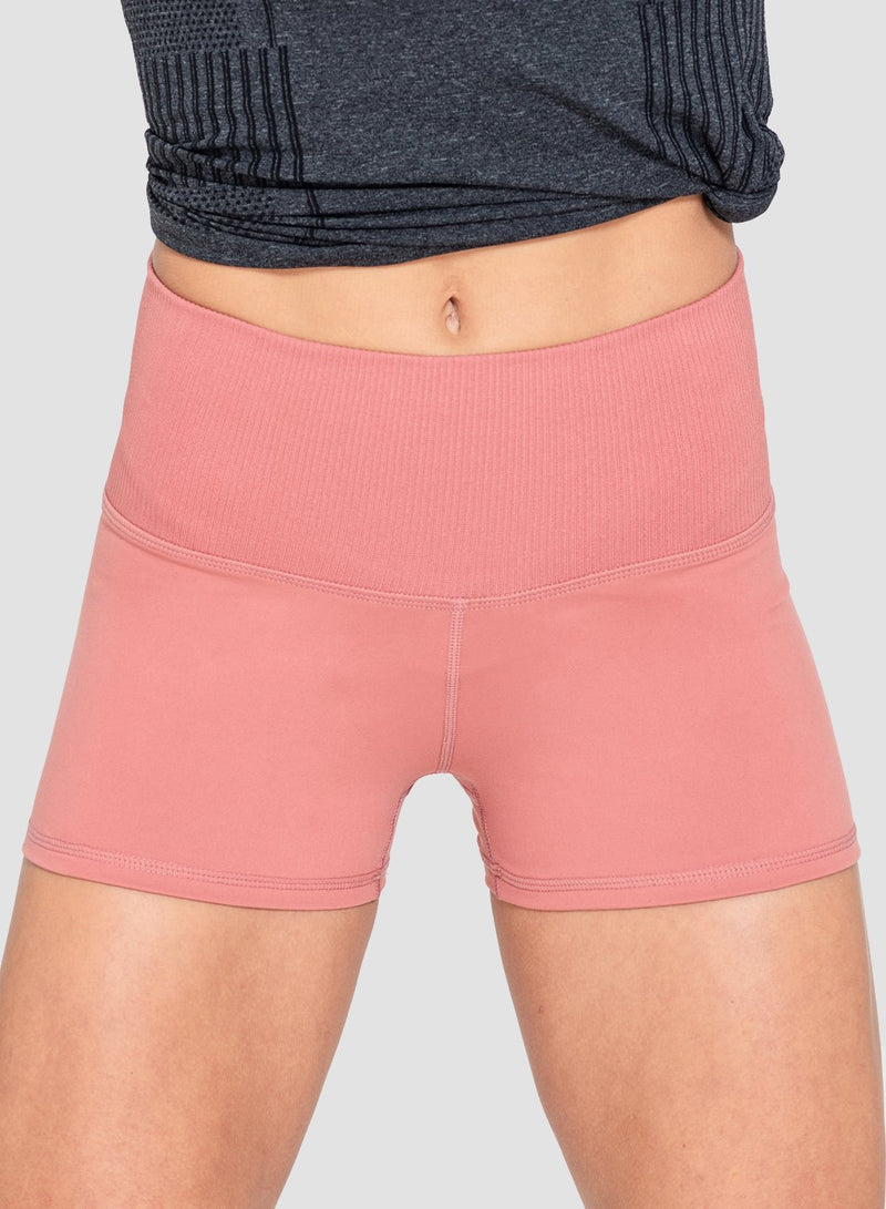 Knitted Rib Waistband High Elastic Shorts