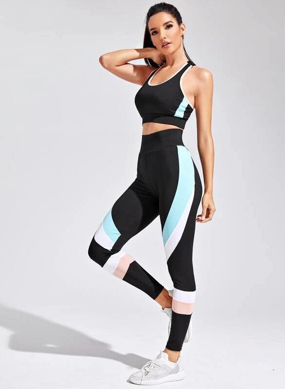 Body Shaping Women Running Sports Bra and Legging Sets-JustFittoo
