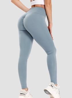 Scrunch Booty High Elastic Ultra Comfy Leggings-JustFittoo