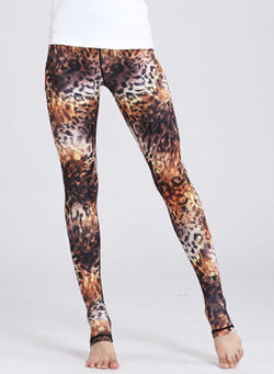 Step-foot Women Leopard Print Leggings