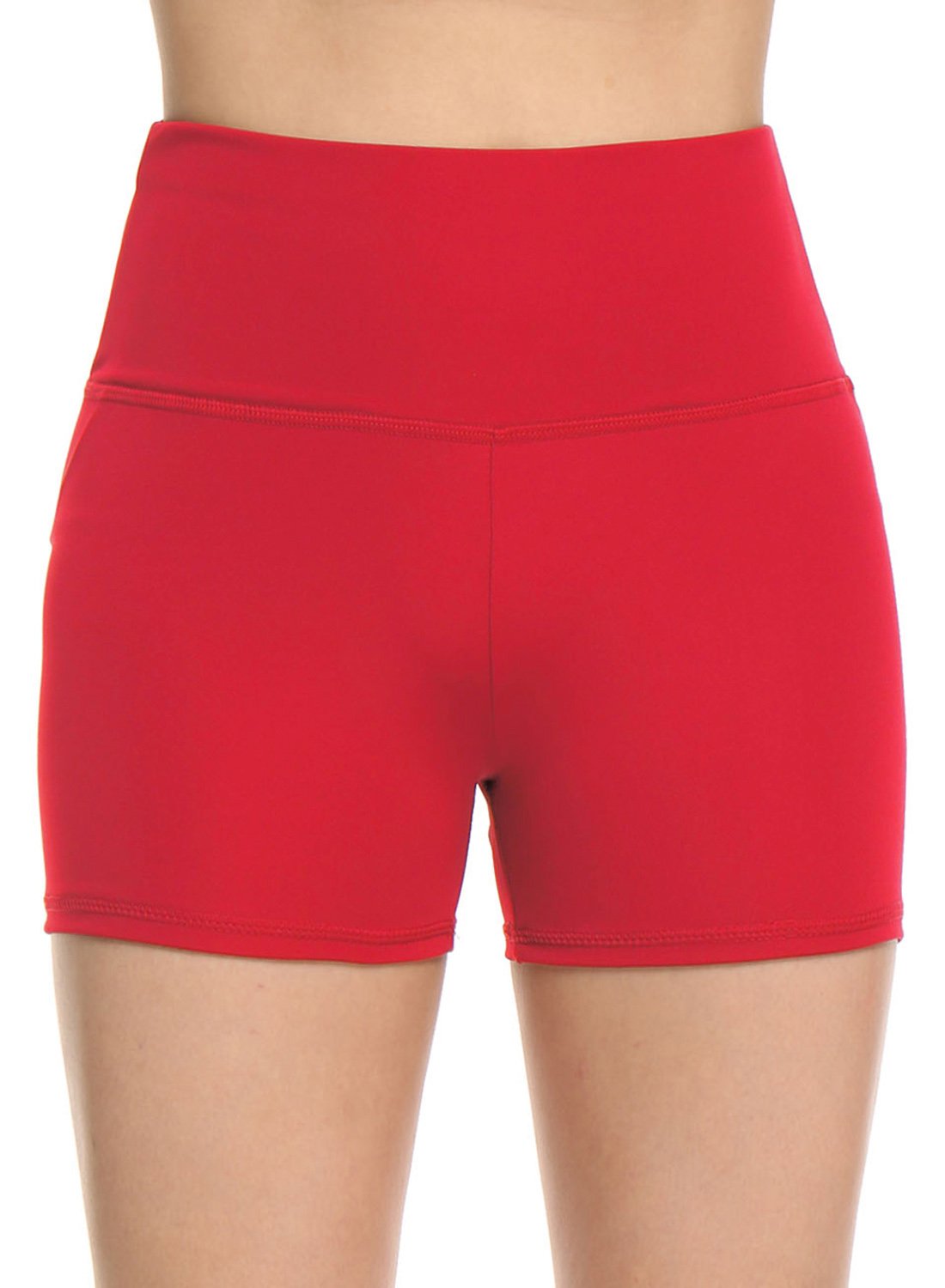 Women High Waist Scruched Fitness Shorts