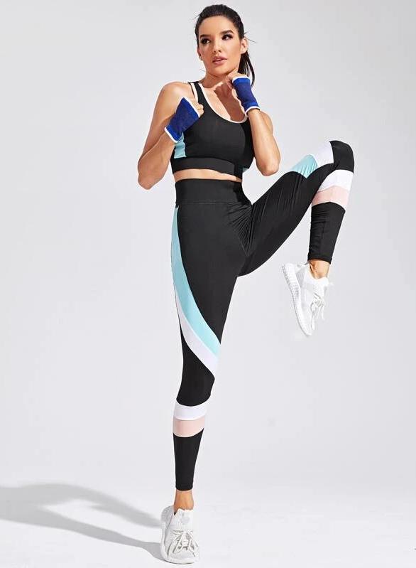 Body Shaping Women Running Sports Bra and Legging Sets-JustFittoo