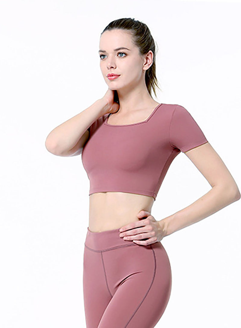 Solid Color Women Workouts Sports Top