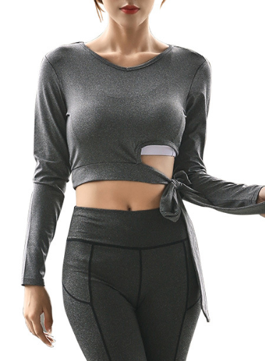 Women Long Sleeve Special Desical Sports Tops