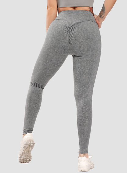 Scrunch Booty High Elastic Ultra Comfy Leggings-JustFittoo