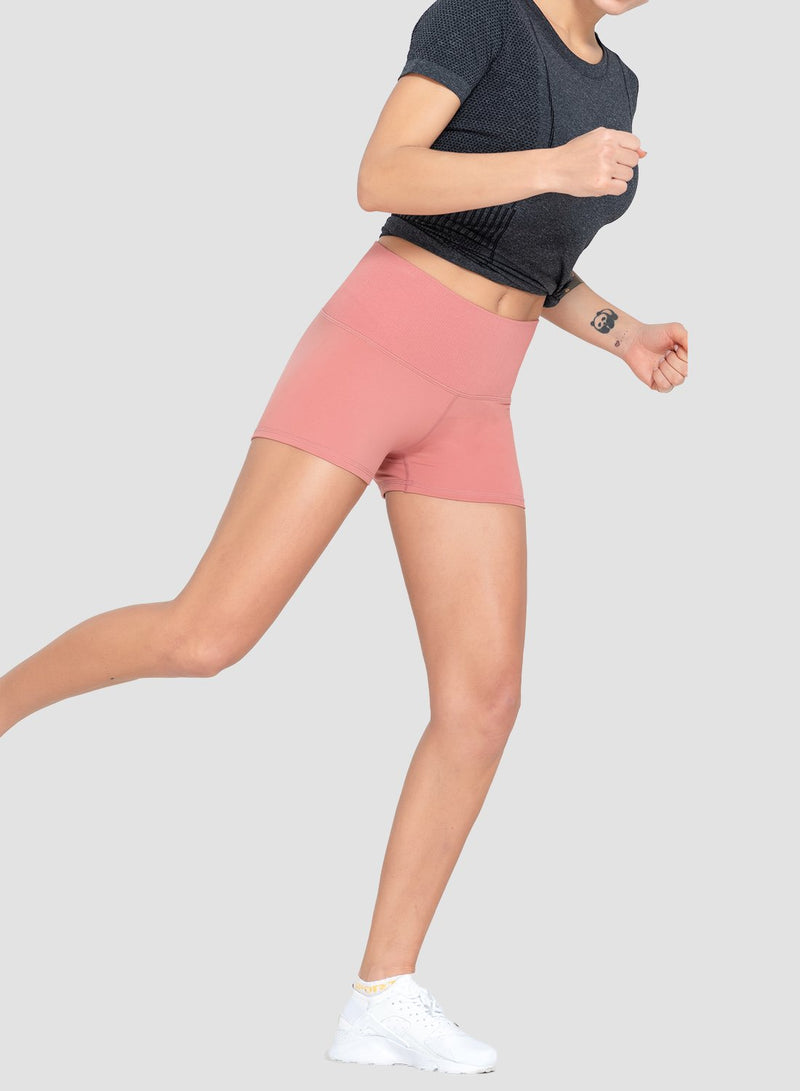 Knitted Rib Waistband High Elastic Shorts