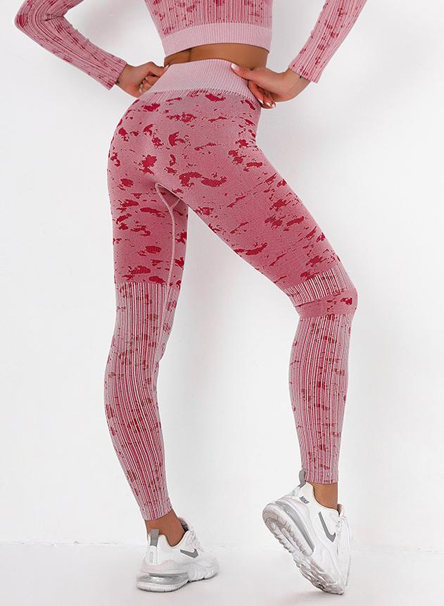 High Waist Camouflage Women Running Sport Legging-JustFittoo
