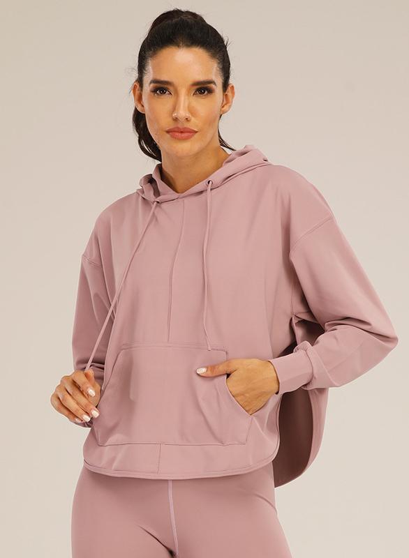 Long Sleeve Women Pocket Casual Sport Hoodie