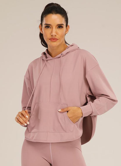 Long Sleeve Women Pocket Casual Sport Hoodie