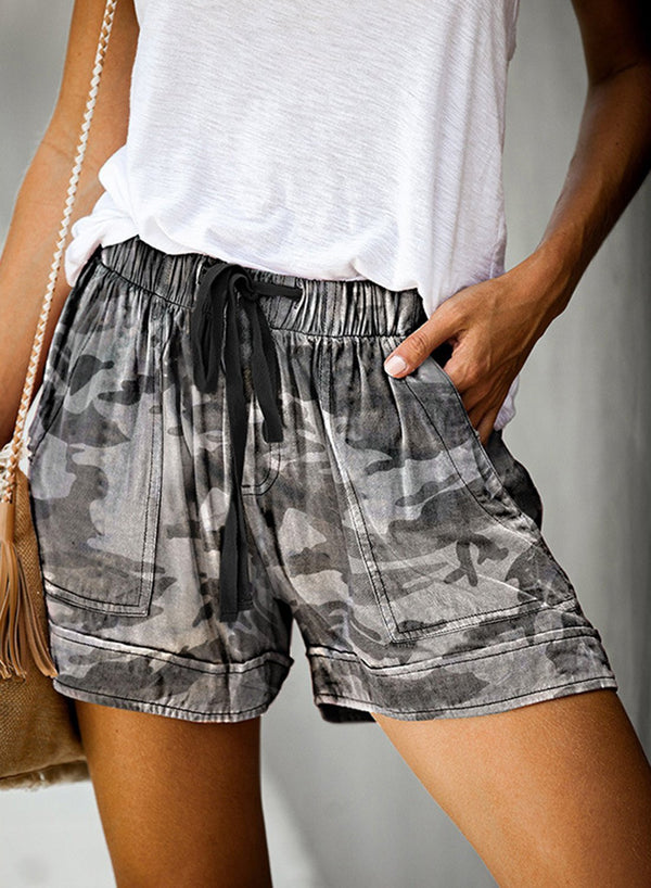 Loose Comfy Print Casual Shorts