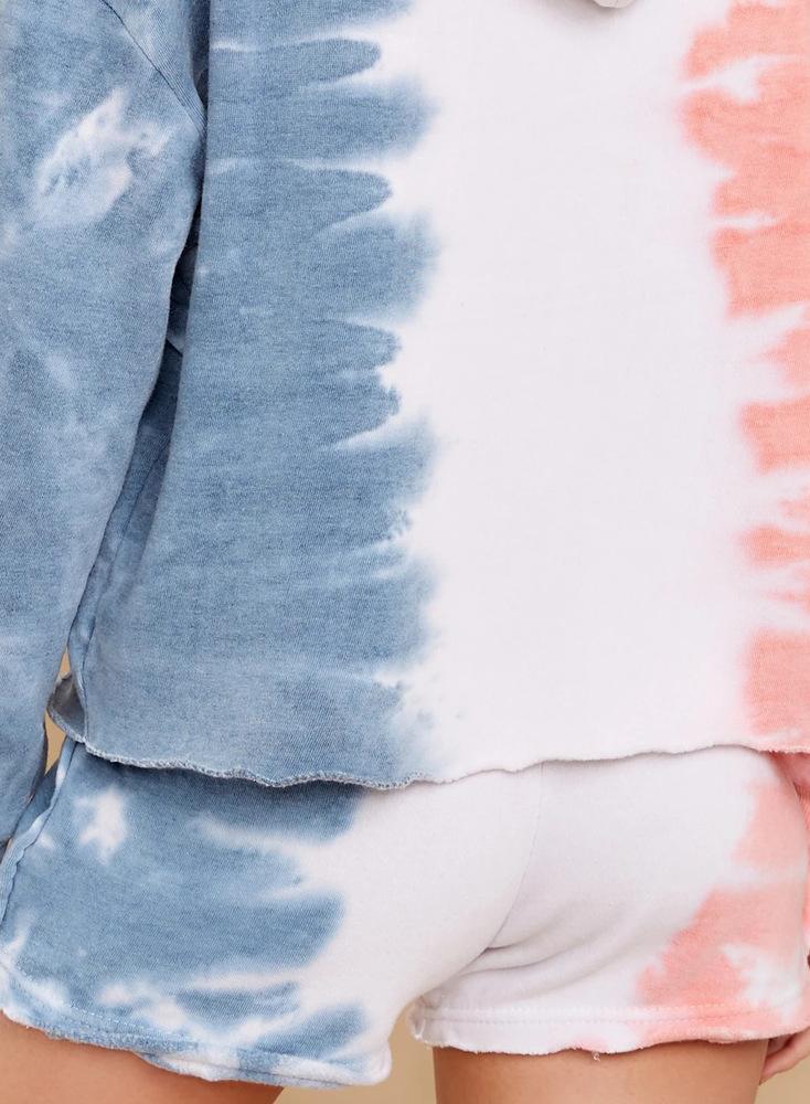 Women Soft Tie-dyed Casual Shorts