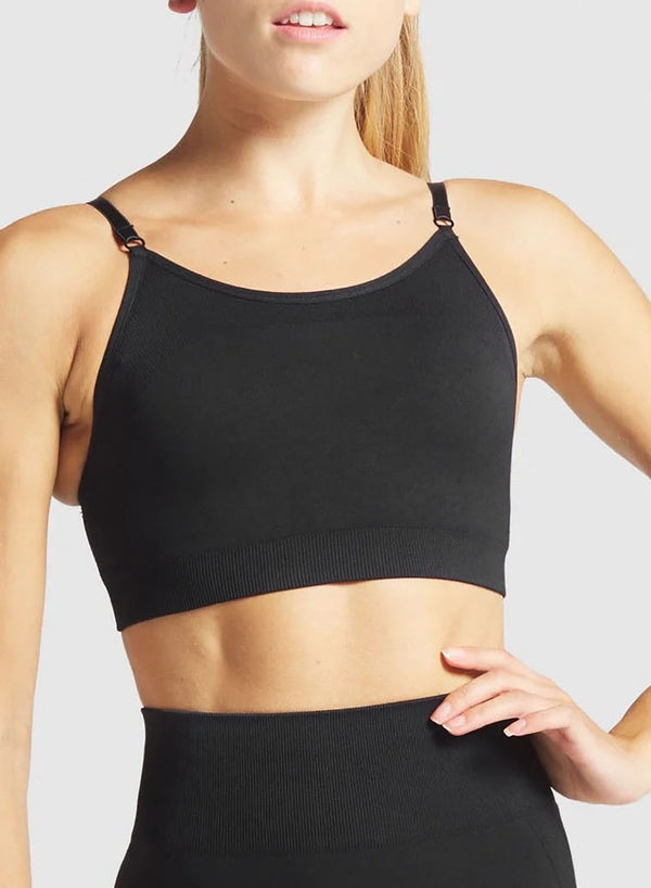 Spaghetti Strap Low Impact Women Sport Bras