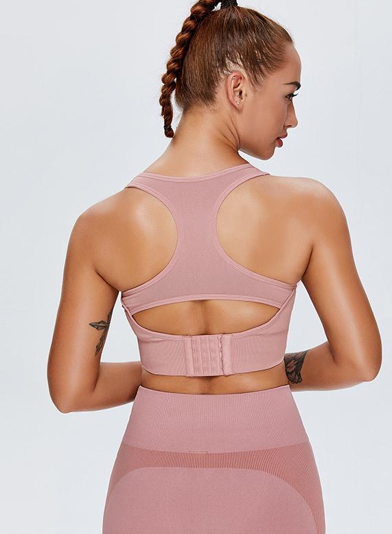 Soft Women Backless Low Intensity Sports Bra