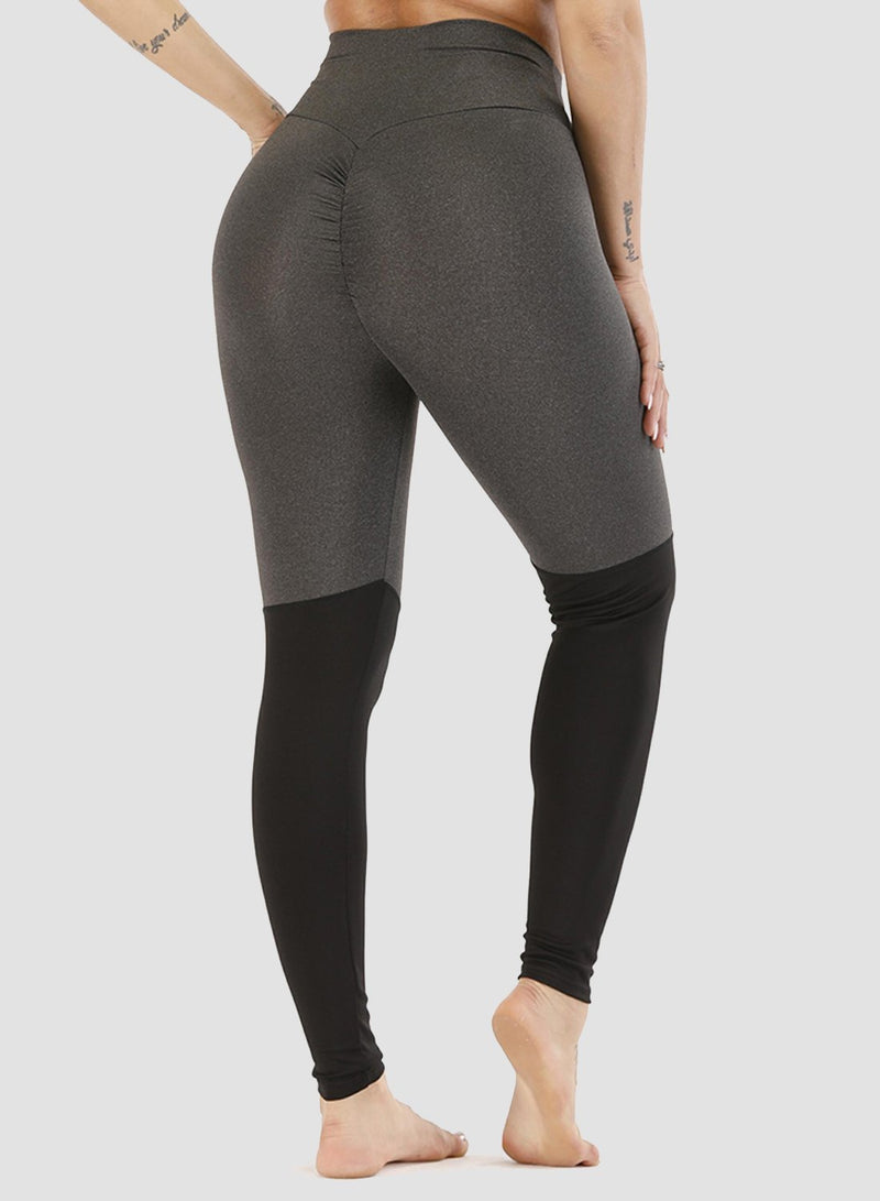 Two-tone Butt Lifting Tight Fit Leggings