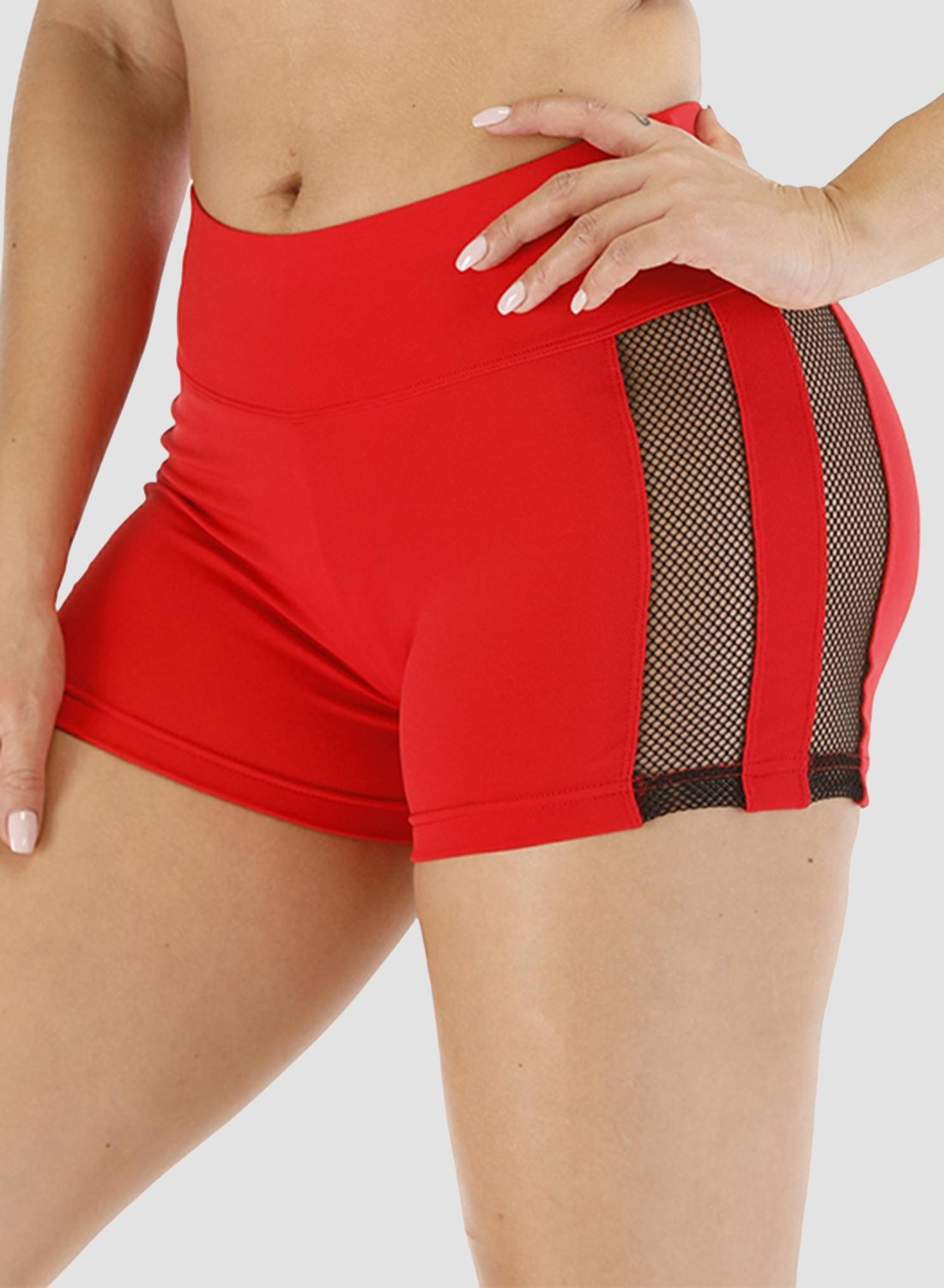 Mesh Stitching Breathable Shorts