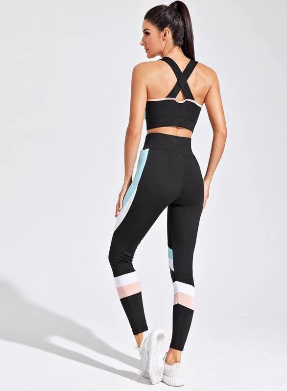 Body Shaping Women Running Sports Bra and Legging Sets-JustFittoo