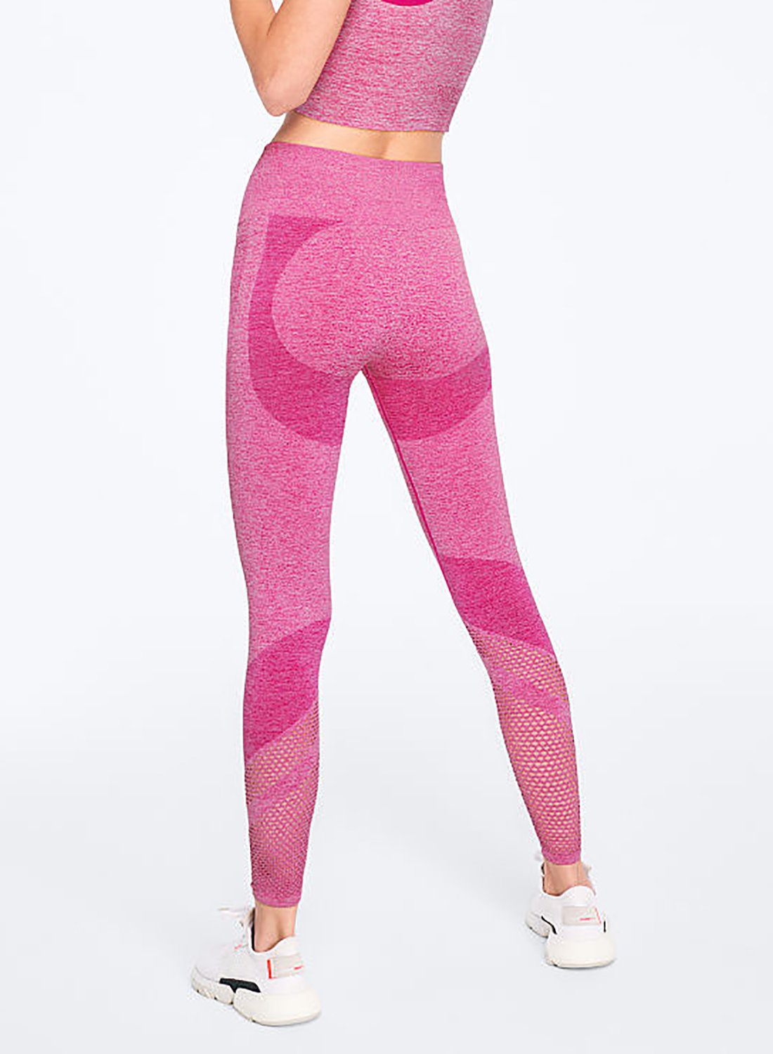 High Waist Seamless Hollow Out Sport Leggings-JustFittoo