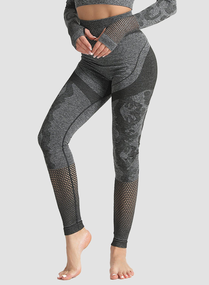Camo Super Stretchy Breathable Leggings-JustFittoo