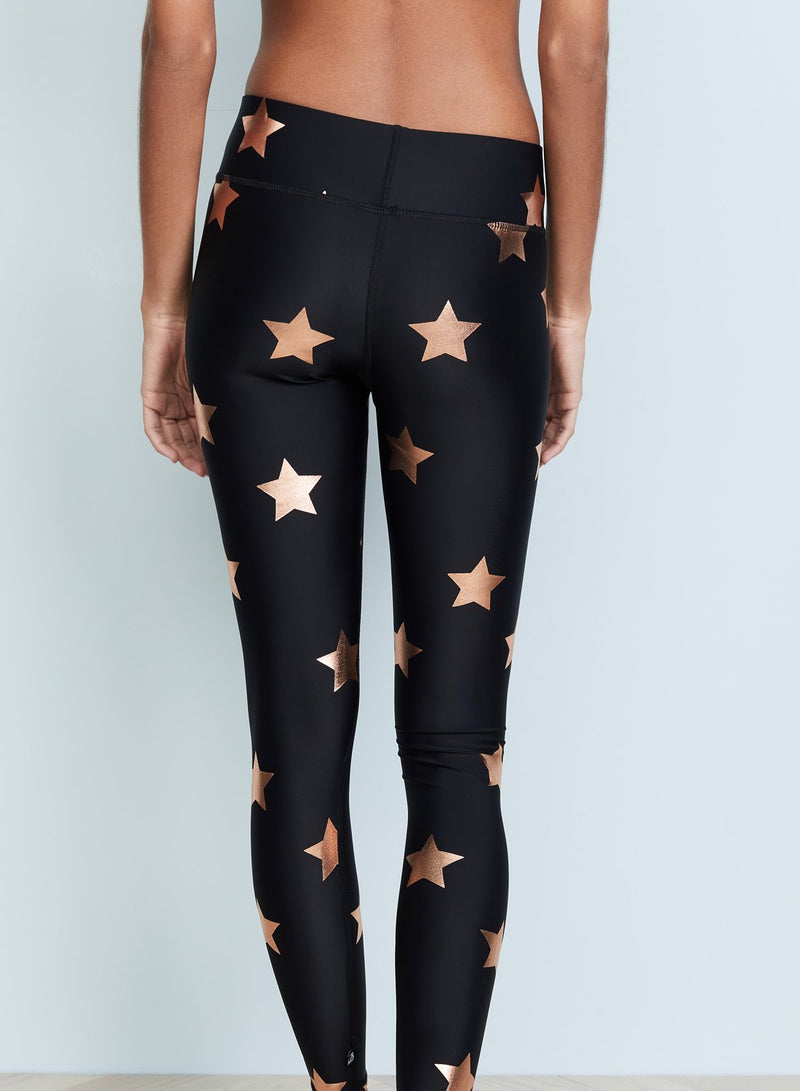 Star Print Breathable Women Fitness Sports Leggings-JustFittoo