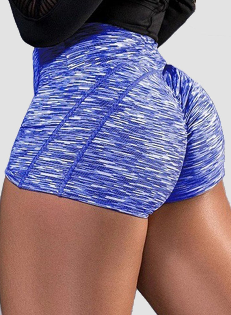 Scrunch Booty Breathable Pied Shorts