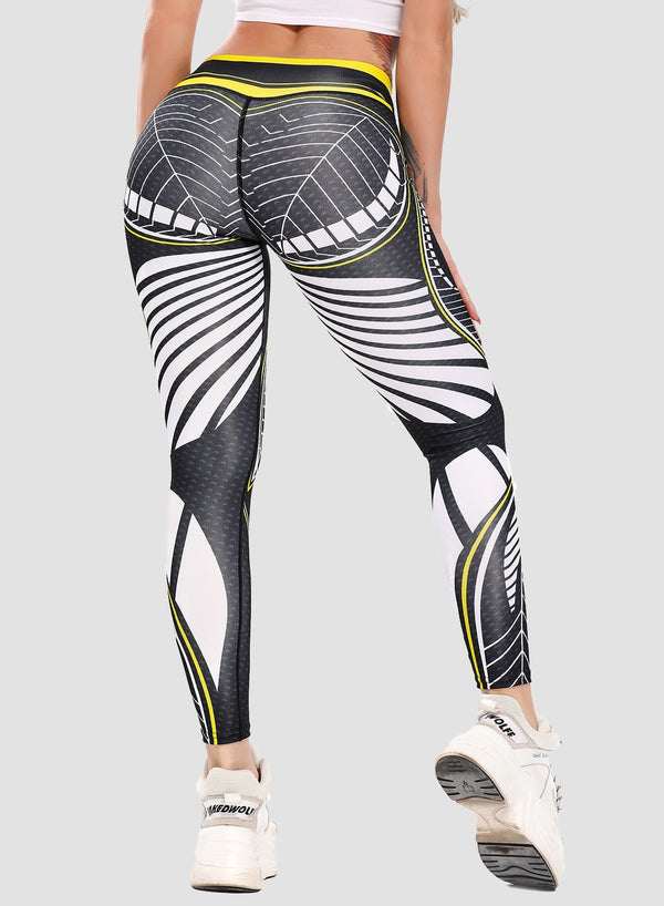 Slim Fit Elastic Waistband Leggings-JustFittoo