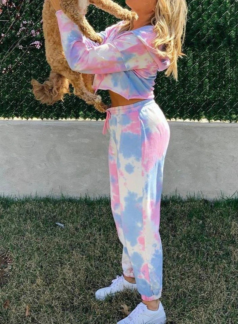 Tie-dyed Comfy Hoodie and Pants