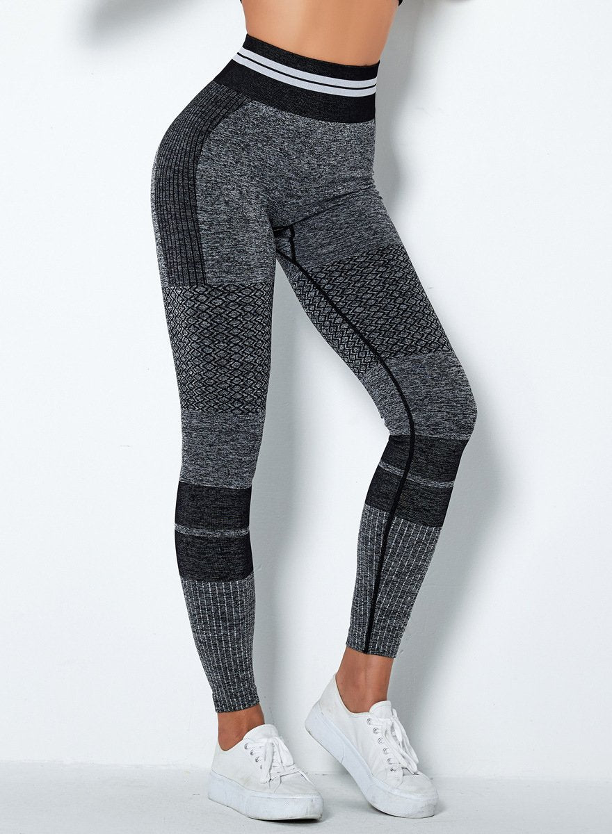 Popular Solid Color Seamless Women Sports Leggings-JustFittoo