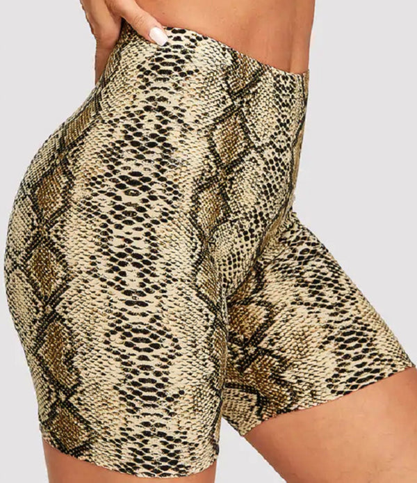 Animal Print Breathable Shorts