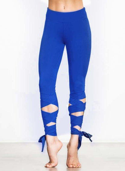 Breathable Stripe Ballet Design Women Sports Legging-JustFittoo