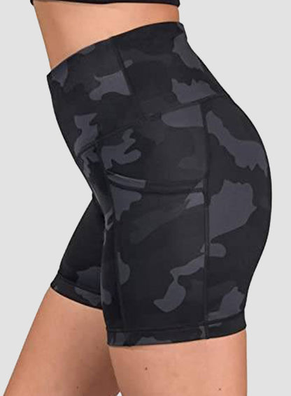 Camo Breathable Pockets Shorts