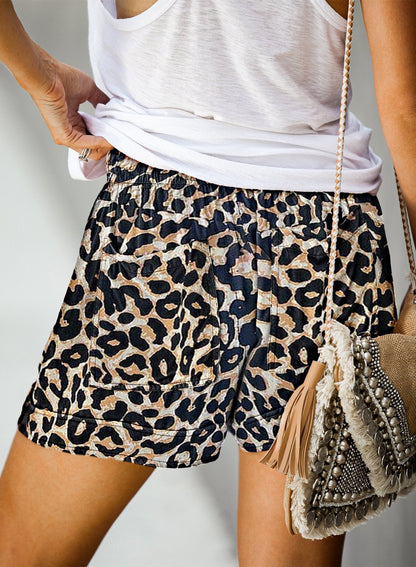 Loose Comfy Print Casual Shorts