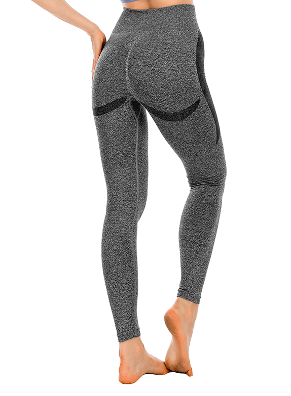 Solid Color Women Seamless Squat Proof Workout Gym Legging