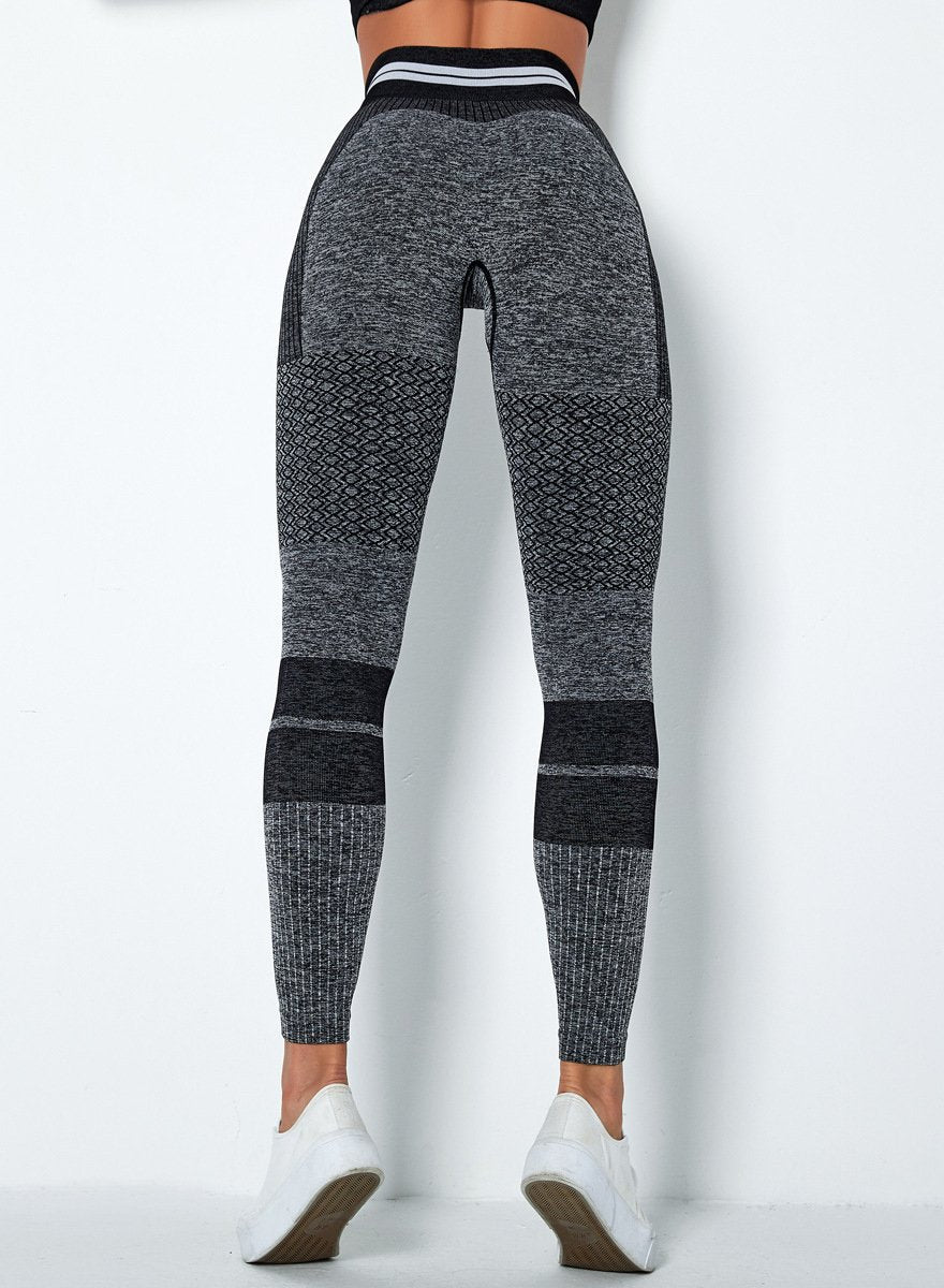 Popular Solid Color Seamless Women Sports Leggings-JustFittoo