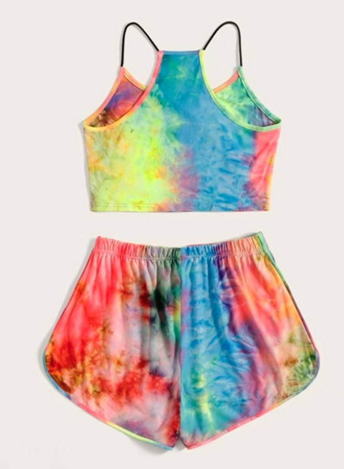 Tie-dyed Comfy Vest and Shorts