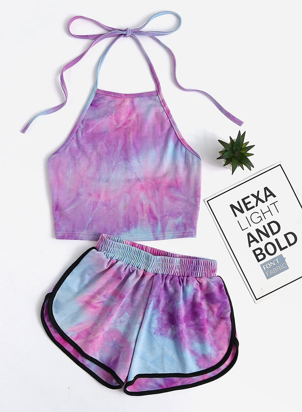 Tie-dyed Comfy Two Pieces Set