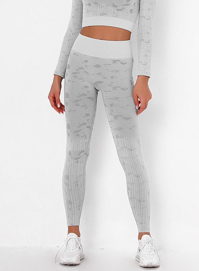 High Waist Camouflage Women Running Sport Legging-JustFittoo