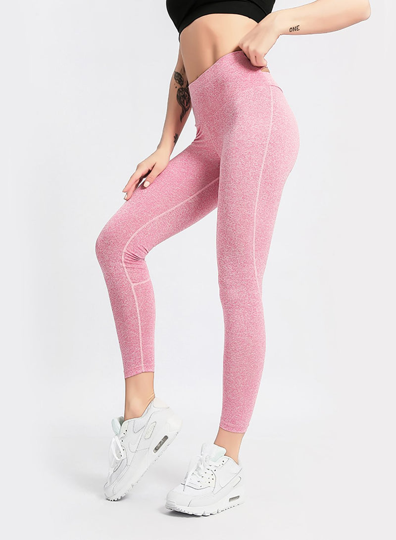 Squat-proof Solid Women Fitness Sports Leggings-JustFittoo