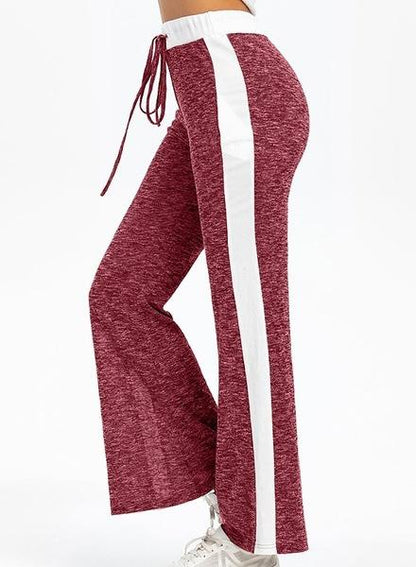 Women Comfortable Loose Drawstring Causal Sports Pants
