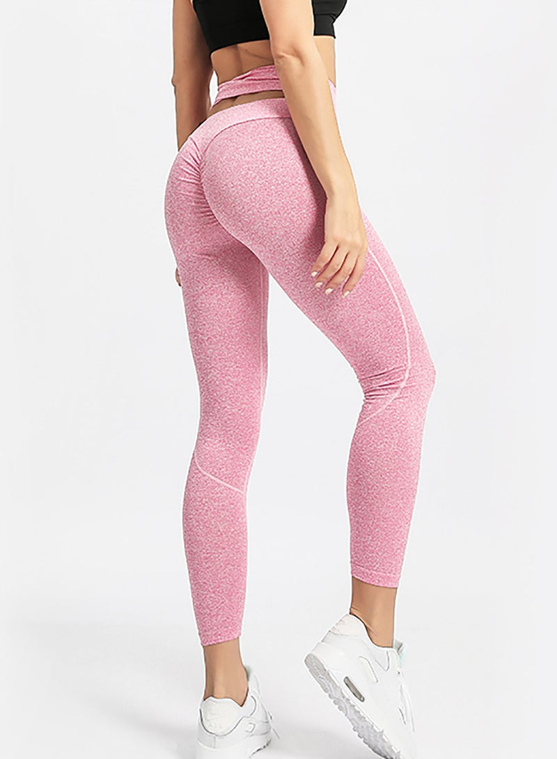 Squat-proof Solid Women Fitness Sports Leggings-JustFittoo
