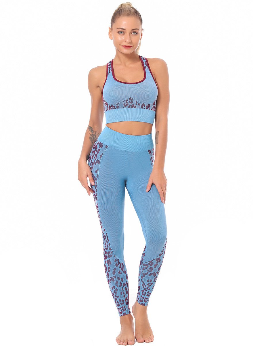Breathable High Supportive Women Seamleass Sports Bra and Legging