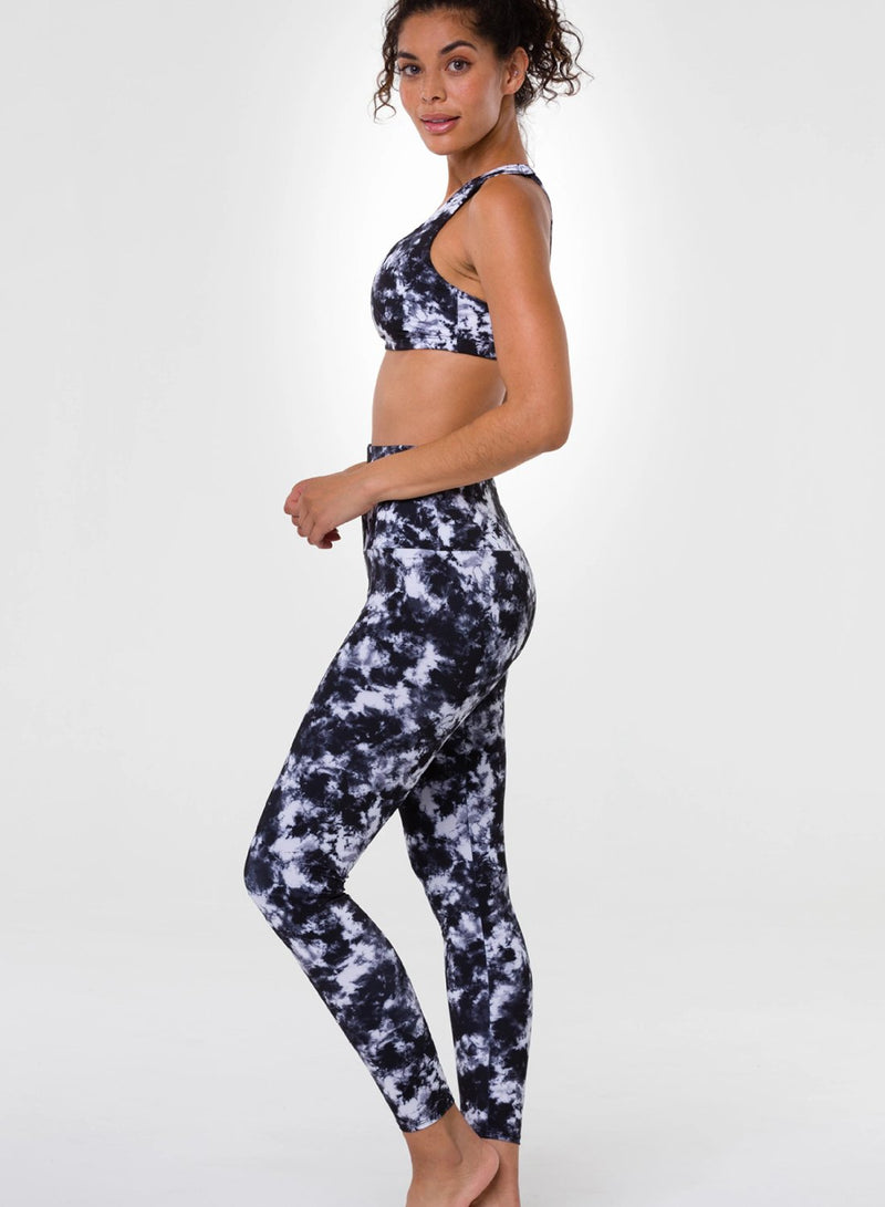 Fittoo Womens Gym Print Sports Bra & Leggings Boho Yoga Set