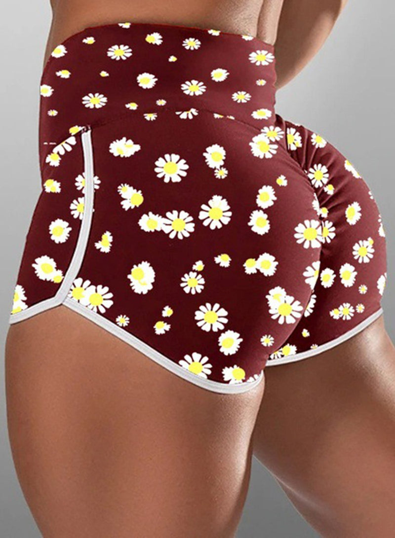 Scrunch Booty Daisy Breathable Shorts