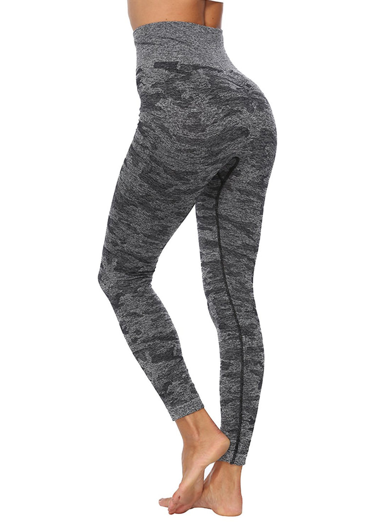 Women's Camouflage Breatheable Soft Workout Yoga Pants-JustFittoo
